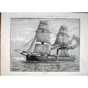  Hms Imperieuse Ship Sea Queen Jubilee Naval 1887