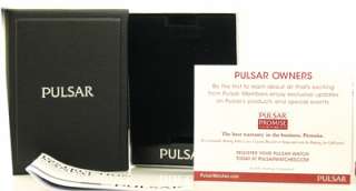 Pulsar Mens Black Rubber Watch PUA120 Divers Date New  
