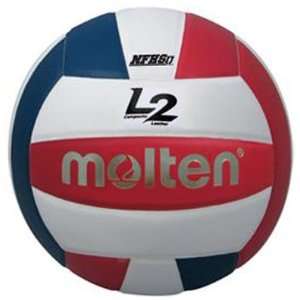  Molten NFHS NCAA L2 Composite Volleyballs RED/WHITE/BLUE 