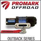 ProMark Outback Series 4500 lb ATV Winch 4500lb with Blue Synthetic 