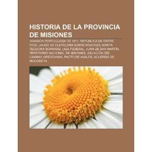   Misiones (Spanish Edition) (9781231593226) Source Wikipedia Books