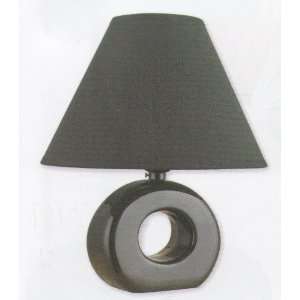   Retro modern Ring Donut Base Design Ceramic Table Lamp Home