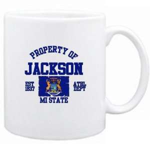  New  Property Of Jackson / Athl Dept  Michigan Mug Usa 