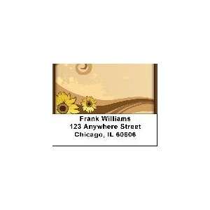  Fall Sunflowers Address Labels