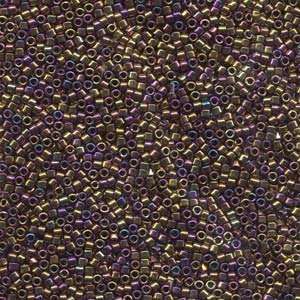  Miyuki Delica Beads; 10 Grams; DB029   Metallic Purple 