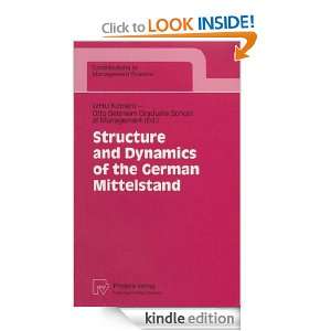 Structure and Dynamics of the German Mittelstand (Contributions to 