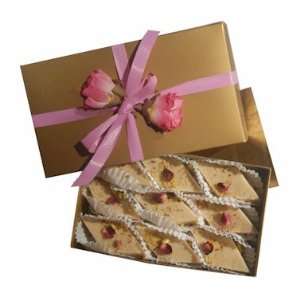Valentine Rose Box with Mithai   filled with 1.5 lb Cashew Katli and 