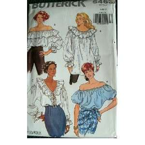  MISSES TOPS SIZES 6 8 10 BUTTERICK EASY PATTERN 5463 Arts 