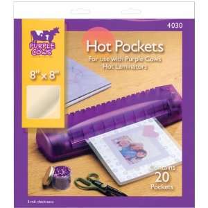  Hot Pockets Laminating Pouches 20/Pkg 8X8 For PC 