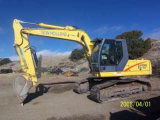 New Holland 130 LT Excavator w/Hydraulic Thumb  