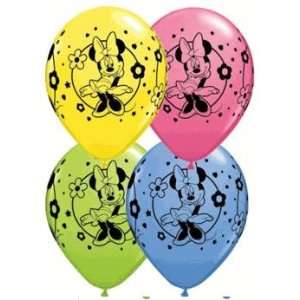  Disney Minnie Mouse 12 inch Balloons   Package of 6 Toys 