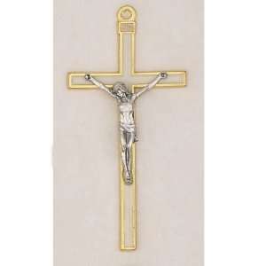   Keepsake 5 Crucifix with White Epoxy, Made in Italy 