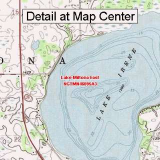   Quadrangle Map   Lake Miltona East, Minnesota (Folded/Waterproof
