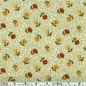  45 Wide Allspice Tapestry Blooms Robins Egg Fabric By 