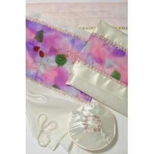  Lilac Pink Tallit flowers and fruits