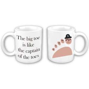  Two Sided Captain Big Toe Mug 