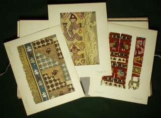 1924 BOOK Ancient Peruvian Textile Precolumbian art Ica  