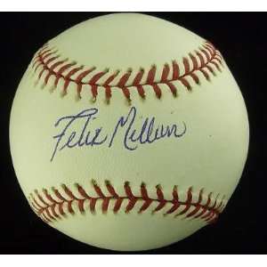 Felix Millan Autographed Baseball   Braves PSA COA   Autographed 