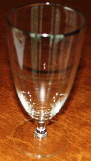 Fostoria Wedding Ring Crystal Footed Iced Tea Glass  