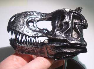 IDD fossils T Rex skull pewter model Tyrannosaurus WOW  