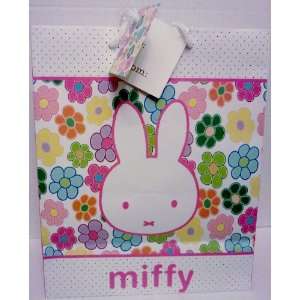  Miffy / Nijntje Bunny Rabbit Large Pink Floral Gift Bag 