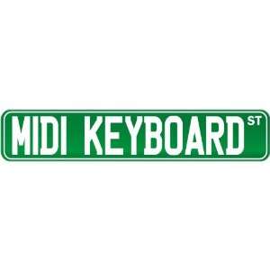  New  Midi Keyboard St .  Street Sign Instruments