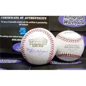 Mike Myers Autographed/Hand Signed 2004 World Series Baseball