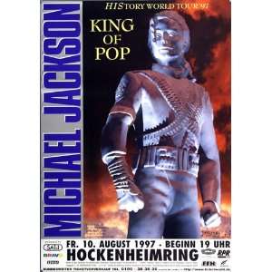  Michael Jackson   King of Pop 1997   CONCERT   POSTER from 