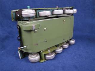 Nice Vintage Masudaya Tin M 1 Army Tank Litho Battery  