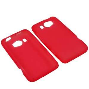 AM Soft Sleeve Gel Cover Skin Case for AT&T HTC Titan II  Red