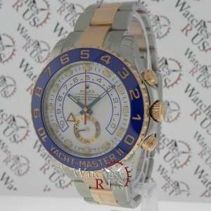 Rolex Yacht Master II 116681 Stainless Steel & 18k Pink Gold NEW   No 