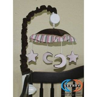  GEENNY Musical Mobile For Brown Blue Star & Moon CRIB 
