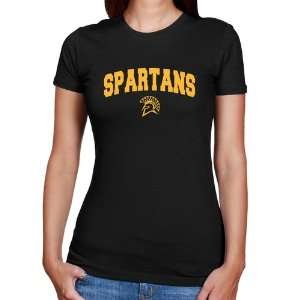  NCAA San Jose State Spartans Ladies Black Logo Arch Slim 
