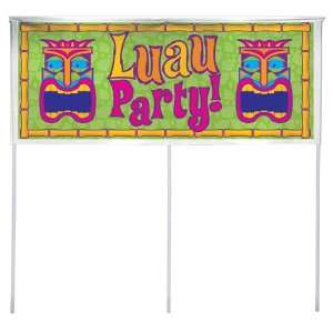  Tiki Luau Yard Banners