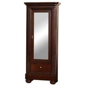  Linen Cabinet with Merlot Finish