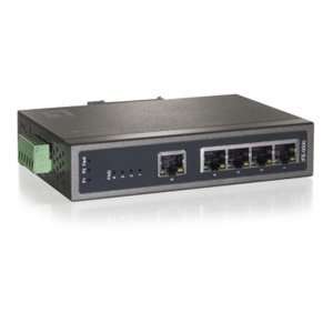  CP TECH LevelOne IFE 0500 Industrial PoE Switch. 4PORT 10 