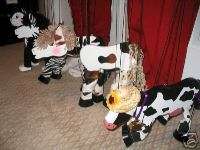 FARM ANIMAL COW CAT ZEBRA HORSE MARIONETTE Marionettes  