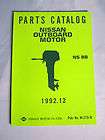 NOS Nissan M 140 A, Outboard Boat Motor Parts Catalog NS 3.5A, 1990.5
