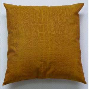  Handmade ikat cushion cover   golden color