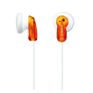  Sony Fashion Earbuds Orange 13.5Mm Drivers In The Ear 