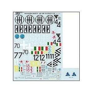  Skymodels Decals 1/32 Me.109s in Italian Service Decals 