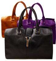 Black Korean style women PU leather HOBO handbag Satchel bag Large Y 
