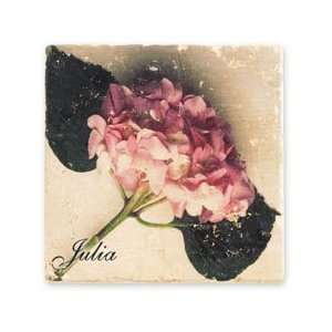  personalized hydrangea tile