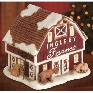  Christmas Village Collection ~ Ingleby Farms Red Barn 