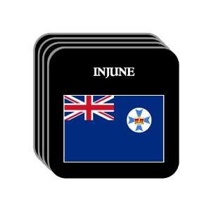  Queensland   INJUNE Set of 4 Mini Mousepad Coasters 