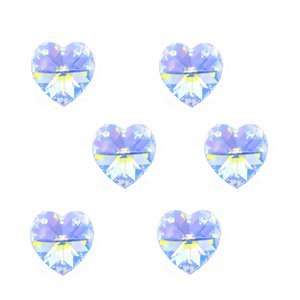  Swarovski 6228 10mm Crystal Heart Pendant Beads in Color 