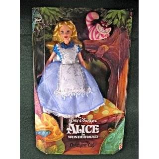 1999 Alice in Wonderland Barbie Doll with Cheshire Cat Disney 