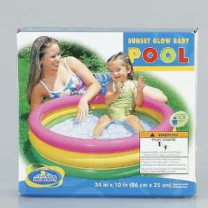  Intex Sunset Glow Baby Pool (34 in x 10 in) Toys & Games