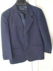 Boys Mark Jason Navy Blue Suit and Tie Size 8  