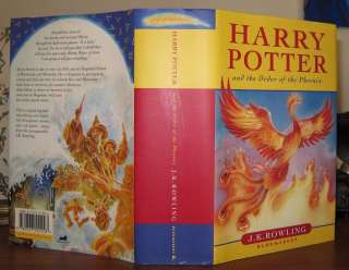 Rowling JK HARRY POTTER & THE ORDER OF THE PHOENIX 1st  